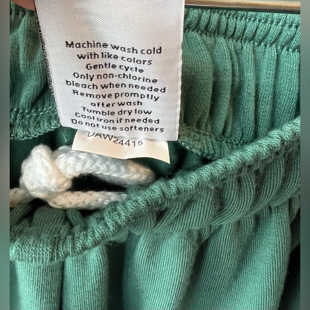 DSG -Green -(Tag says Blue) XS Drawstring/Waistband Sweatpants - Picture 7 of 12